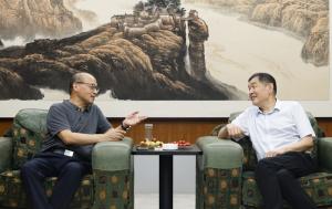 中国工程机械工业协会秘书长吴培国到访完美平台集团